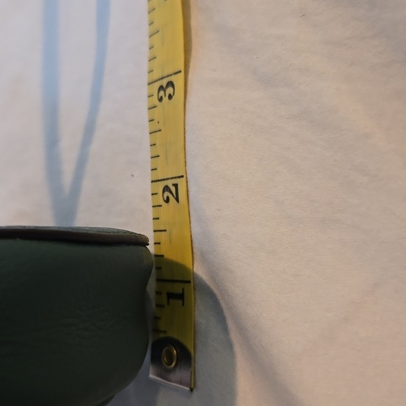 Coach Turn Lock Mini Crossbody Hunter Green Blue Tag Excellent Condition - Picture 11 of 13